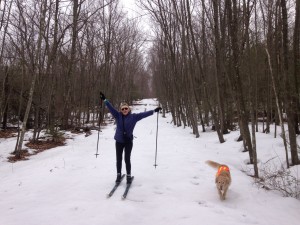 Mary Stone Garden Dilemmas Cross Country Ski first Day of Spring