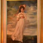 an oil painting copy of Pinky done by Carol Decker.